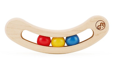 FAVA〜豆のガラガラ〜/color(カラー) 出産祝い ベビー用おもちゃ 赤ちゃん用おもちゃ 国内製造 日本のおもちゃブランド ラトル 動く 音が鳴る