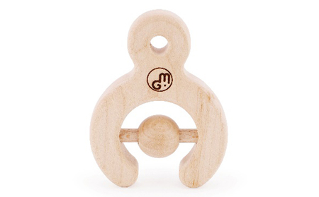 DARUMA〜歯がためにも安心なラトル〜/natural(ナチュラル) 出産祝い ベビー用おもちゃ 赤ちゃん用おもちゃ 国内製造 日本のおもちゃブランド 木製 ファーストトイ