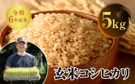 令和6年産 JAS認定 有機栽培米 コシヒカリ 玄米 5kg 米 お米 おこめ ご飯 ごはん 福島県 西会津町 F4D-0723