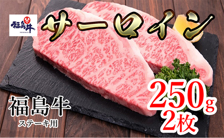 福島県産福島牛サーロインステーキ用 500g(250g×2枚)