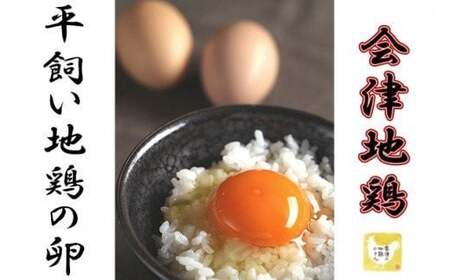 33-G　【卵かけご飯セット～山塩たれ付き～】　平飼い会津地鶏の卵４５個、卵かけご飯用山塩タレ２０個※沖縄・離島への配送不可 ※2023年11月頃より順次発送予定