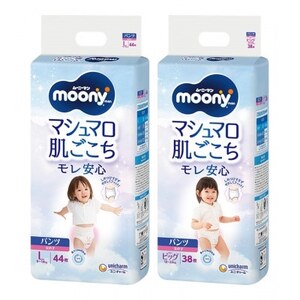 ユニ・チャーム ムーニーマン L・ビッグサイズセット 女の子用[複数個口で配送]