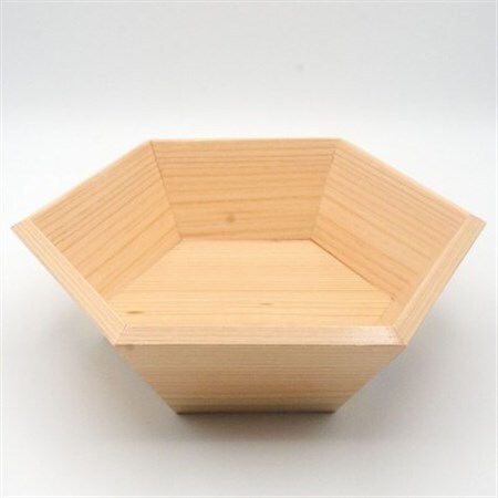 菓子器 鮫川村産ヒノキ