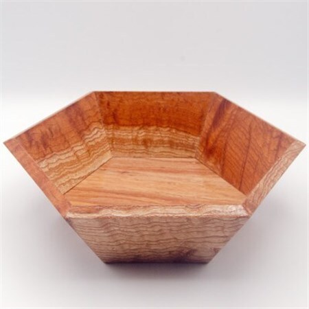 菓子器 鮫川村産ケヤキ