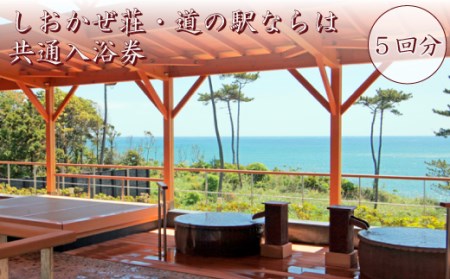 しおかぜ荘・道の駅ならは 共通入浴券5回分[温泉 入浴券 福島 温泉 海 太平洋 一望 絶景 日の出 壺風呂 5回分 公園 キャンプ ドッグラン バーベキュー BBQ サイクリング 自然 遊具 福島県 楢葉 楢葉町 ジェラート 家族 子供連れ 友人 ]