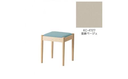 旭川家具 コサイン フォルクスツール メープル KC亜麻ベージュ_03578