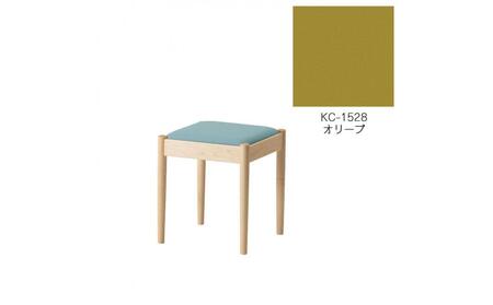 旭川家具 コサイン フォルクスツール メープル KCオリーブ_03582