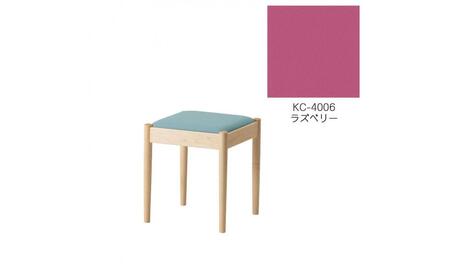 旭川家具 コサイン フォルクスツール メープル KCラズベリー_03584