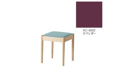 旭川家具 コサイン フォルクスツール メープル KCラベンダー_03586