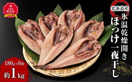 北海道産 氷温乾燥開きほっけ一夜干し 180g×6枚| ほっけ ほっけ ほっけ ほっけ ほっけ _03839
