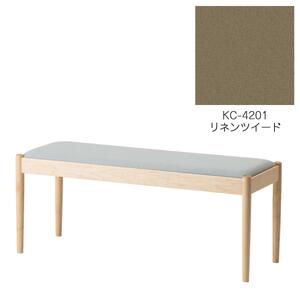 旭川家具 コサイン フォルクベンチ メープルKC リネンツイード_04497