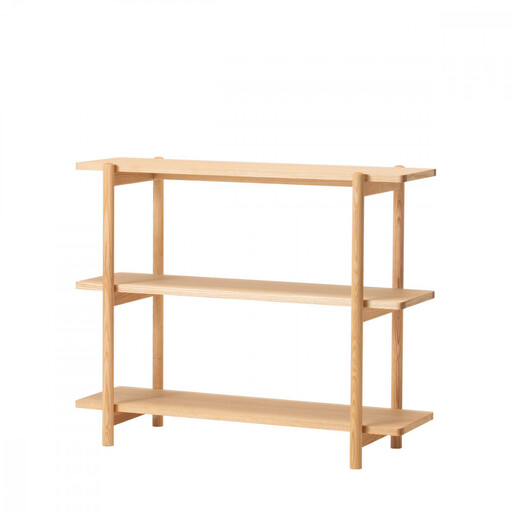 旭川家具 コサイン リビングシェルフ85 タモ シェルフ _05763