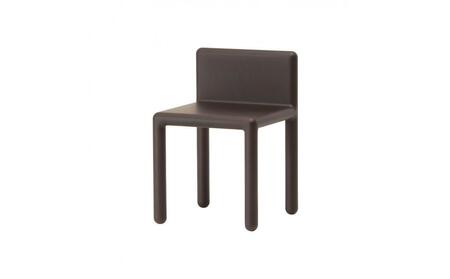 旭川家具　コサイン　coaハーフチェア ブラウン チェア 椅子 43×43×64cm 約7.5kg 【 旭川家具 北海道 旭川市 木製 家具 デスクチェア 在宅ワーク 作業椅子 背もたれ低め 背もたれ付き リビング学習 リビングチェア 選べるカラー エグゼクティブ ハイクラス デザイナーズ シンプル ナチュラル 手作り 北欧 おしゃれ 天然木 無垢 】_01754