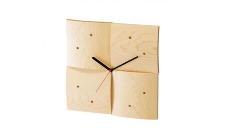 旭川家具　コサイン　掛け時計(R) メープル  |時計_00331