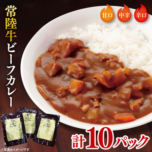 常陸牛ビーフカレー10パックセット（BA-14）
