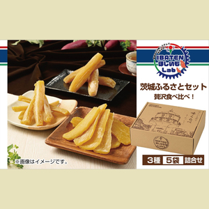 [1月中旬より順次発送]茨城ふるさとセット[贅沢食べ比べセット][ほしいも 干し芋 干しいも ほし芋 平干し 丸干し 角切り 芋 パック 食べきり 小分け さつまいも 特産品 送料無料 和スイーツ 熟成 お中元 お歳暮 熨斗対応 ギフト](BH-3-2)