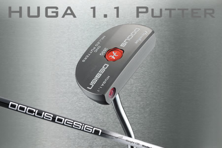 HUGA 1.1 PUTTER (センター) カーボンシャフト装着モデル | ゴルフ DOCUS クラブ パター ※離島への配送不可 _CZ61