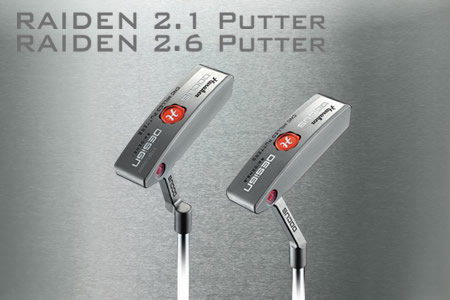 RAIDEN 2.1(クランク)/2.6(スラント) PUTTER スチール ゴルフ DOCUS クラブ パター_CZ62