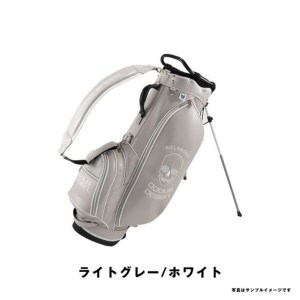 RELOADED Stand Bag 9型 DCC760 ライトグレー×ホワイト ※離島への配送不可_DZ18