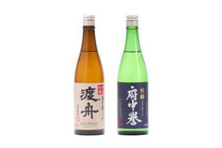 渡舟 純米吟醸五十五 府中誉特醸酒 720ml 2本詰 セット 飲み比べ 府中誉 日本酒 アルコール 吟醸酒 純米 お酒 銘酒 地酒 わたりぶね 酒 清酒 お酒好き 飲み比べセット プレゼント ギフト 贈答品 贈答用 お祝い 茨城県 石岡市 (D04-003)