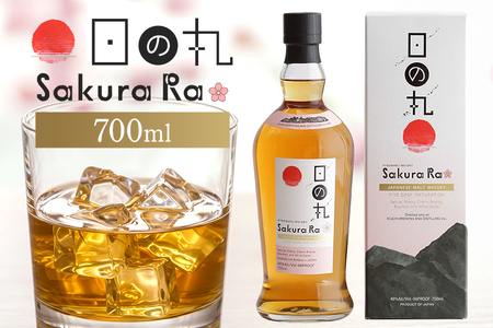 日の丸ウイスキー さくら・ら ウイスキー ジャパニーズモルトウイスキー モルトウイスキー お酒好き プレゼント 贈答用 国産 国内製造 木内酒造 (D01-012)