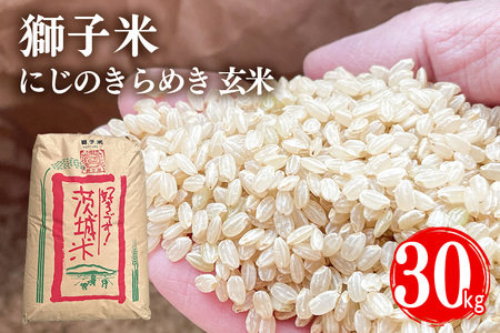 先行予約[令和8年産]獅子米 にじのきらめき(玄米)30kg