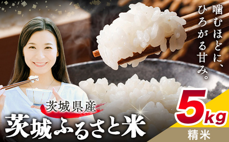 米 茨城 ふるさと米 精米 5kg[茨城県共通返礼品]