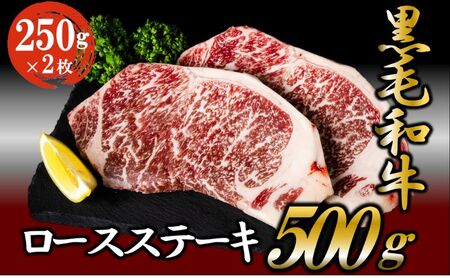 黒毛和牛 ロースステーキ 500g (250g×2枚) 牛肉 お肉 ステーキ ロース