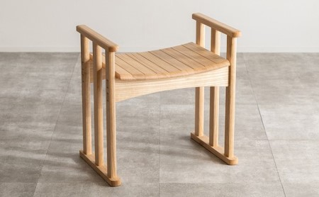 [桐タンスのヤマキヤ]桐のスツール(座面高さ41cm) 工芸品 桐 スツール 軽い 持ち運び 温もり 椅子