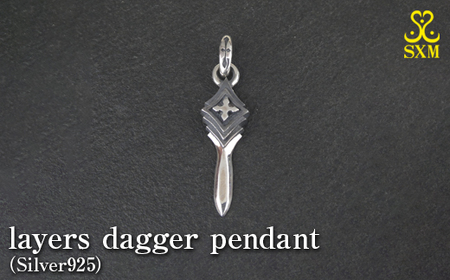 layers dagger pendant