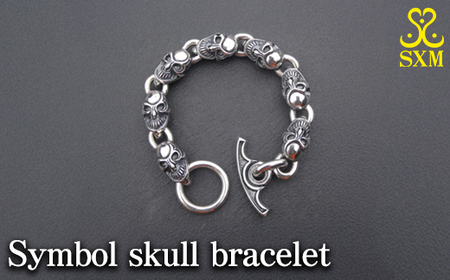 Symbol skull bracelet