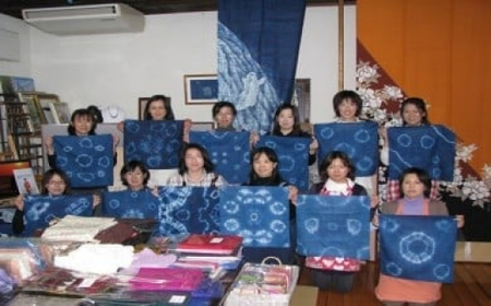 [佐古師匠直伝] 藍染体験チケット 1名様(ストール)