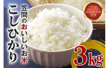 令和7年度米 コシヒカリ 無洗米 3kg(お試し) 新米 EQ-001