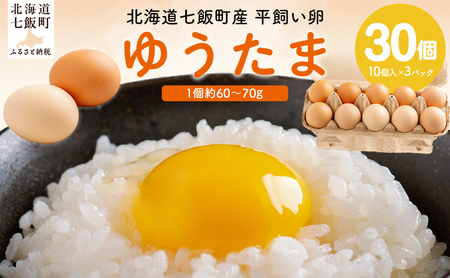 ゆうたま [ ふるさと納税 人気 おすすめ ランキング 卵 たまご タマゴ 卵かけごはん 卵焼き オムライス 鶏 おいしい 北海道 七飯町 送料無料 ]