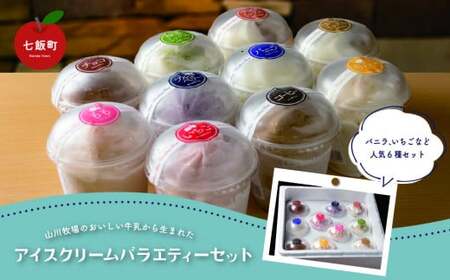 山川牧場こだわりのアイスクリームバラエティセット10個入(10種類)