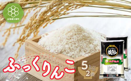 北海道七飯町産 ふっくりんこ 精米 計10kg(5kg×2袋) 特Aランク 白米 米農家応援