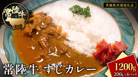 常陸牛 すじカレー 200g ×6 [茨城県共通返礼品]