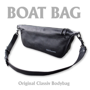 Ciwau leathers [BOAT BAG]ストーンブラック