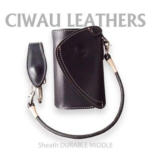 Ciwau leathers [シース デュラブル MIDDLE C-type]ブラック