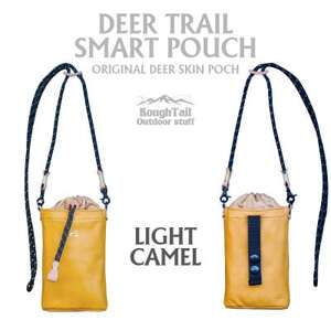 ラフテール[DEER TRAIL SMART POUCH]ライトキャメル AC-DTSP-LCA_装飾品・工芸品 鞄・バッグ かばん カバン_