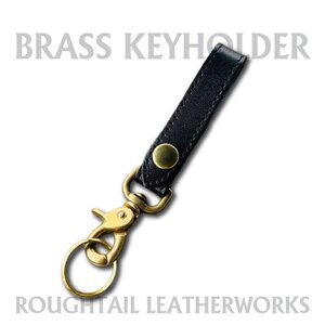 ラフテール[真鍮キーホルダー]ブラック×ブラック AC-KH-BR-BKBK