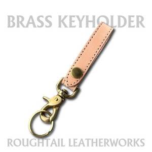 ラフテール[真鍮キーホルダー]ナチュラル×ナチュラル AC-KH-BR-NABG