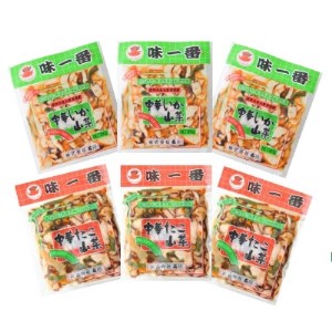 味一番　中華いか山菜、中華たこ山菜　各300g×3パックセット(計6パック)_惣菜・加工品   _【配送不可地域：離島】【1213596】