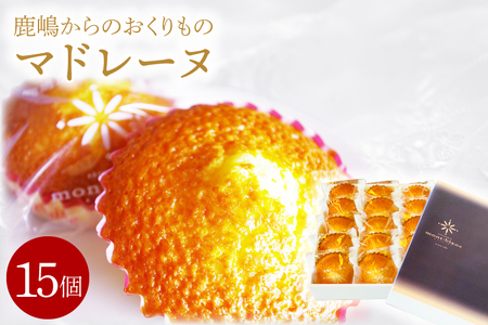 鹿嶋からのおくりものマドレーヌ スイーツ デザート 焼き菓子 送料無料(KD-15)