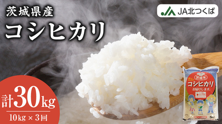 [ 定期便 3ヶ月 ] JA北つくば 茨城県産 コシヒカリ 10kg ( 5kg × 2袋 ) 令和6年産 農協 JA 米 お米 白米 コメ こしひかり 茨城県 精米 新生活 応援 [AE044ci]