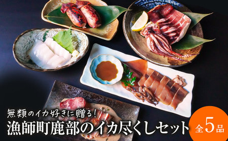 [2025年6月下旬発送]訳あり 漁師町鹿部のイカ尽くしセット 全5品いか イカ 詰め合わせ セット 期間限定