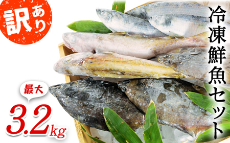 【2025年7月下旬発送】北海道産 冷凍鮮魚セット 最大3.2kg 「漁師応援プロジェクト！」 下処理済み 冷凍 鮮魚 海鮮 海産 地元