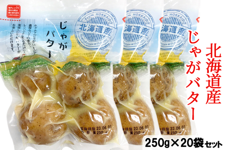 工場直送!北海道産 じゃがバター 1ケース (20袋) [0777]