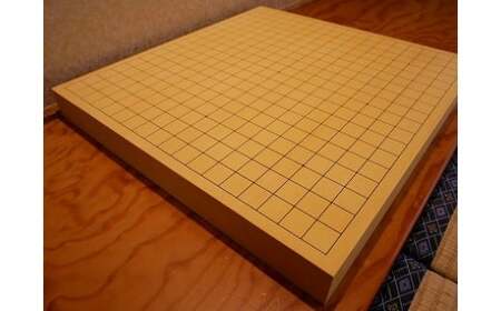 GS-08[ 碁盤 ]ヒバ 15号 接合盤 卓上 囲碁 将棋 木工品