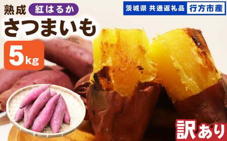 [ 訳あり ]“熟成" 茨城県産 さつまいも [ 紅はるか ] 約5kg (茨城県共通返礼品・行方市産) 芋 いも サツマイモ 野菜 やさい 国産